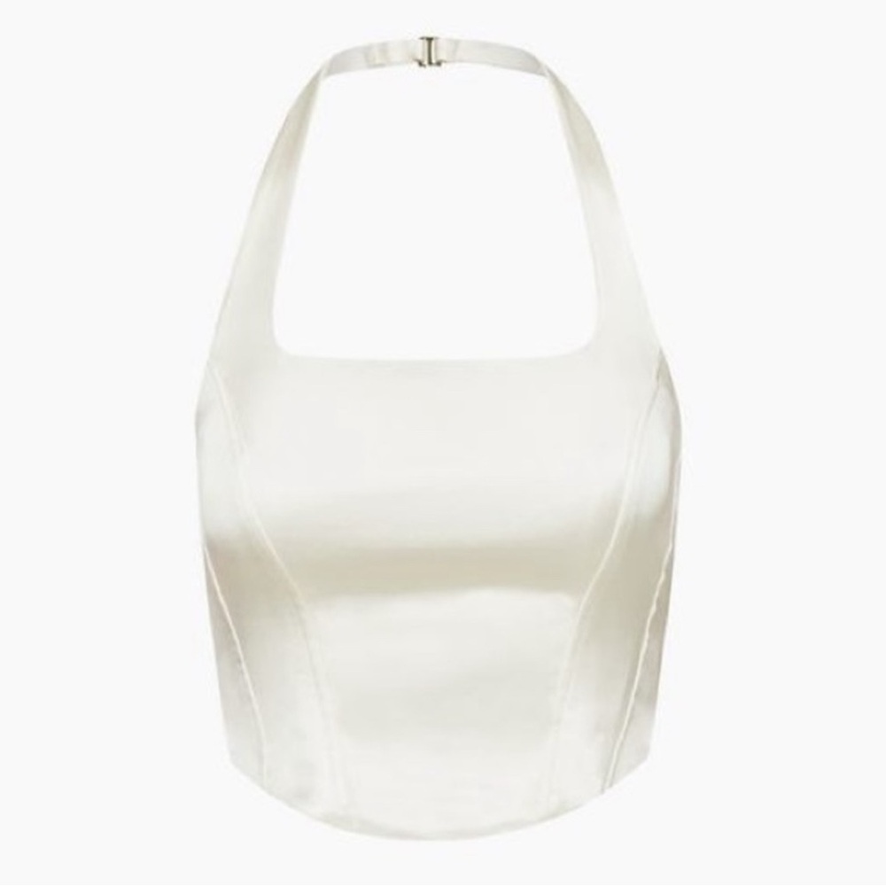 Aritzia Wilfred NEW DUSK SATIN BUSTIER NWT